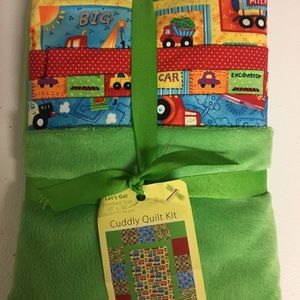 Boys Cuddly Quilt Kit - Brand New